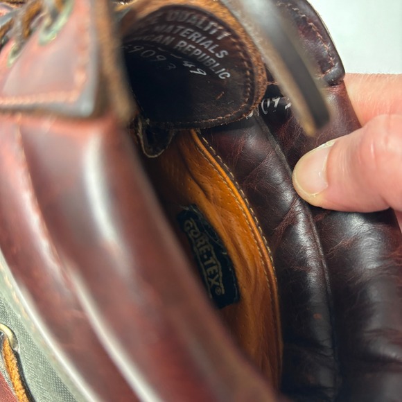 VTG 90s Timberland Mens G0retex 7-Eye Chukka‎ Boots 59093 Brown Leather 10.5 M main image 4